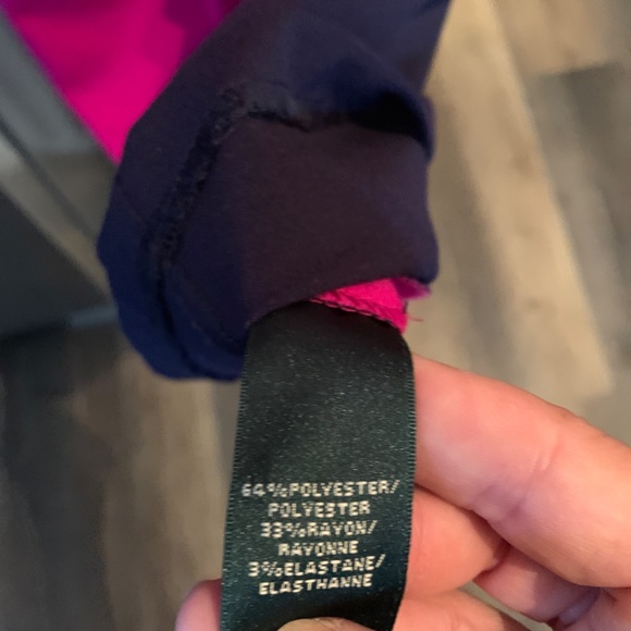 Lauren by Ralph Lauren color‎ block dress. NWT. Retail 130 - Picture 7 of 8